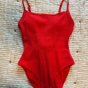 NWOT Aerie Crinkle Scoop Full Coverage One Piece Swimsuit